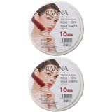 Bianna Roll-On Wax Strips Ağda Bezi 10 Mt. 2 Adet