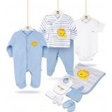 Bibaby Hastane Çıkışı 10LU Baby Lion Mavi - 0 - 3 Ay - Açık Mavi