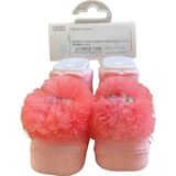 Bibaby Koyu Pembe Ponpon Bebek Çorabı