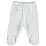 Bibaby Patikli Basic Nature Beyaz 9-12 AY Organik Pantolon