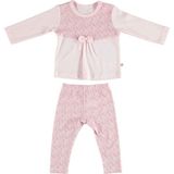 Bibaby Pink Flowers 2'li Bebek Takımı 59494 6 - 9 Ay - Pembe