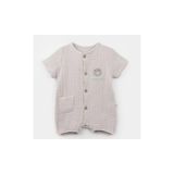 Bibaby Şort Tulum Lamb Friends Gri 3-6 Ay