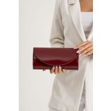 bibags Bordo Abiye Çanta Portföy Çanta Clutch Çanta
