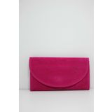 bibags Fujya Süet Abiye Portföy Clutch Çanta