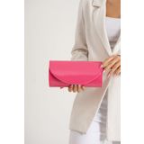 bibags Fuşya Abiye Çanta Portföy Çanta Clutch Çanta