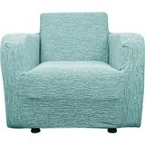 Bibaha Home Jakarlı Düz Desen Tekli Koltuk Örtüsü Koltuk Kılıfı Streç Lastikli Esnek - 85 x 120 cm - Mint