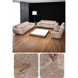 Bibaha Home Kadife Lastikli 3 3 1 1 Koltuk Örtüsü Takımı| Kanepe Kılıfı| Çekyat Örtüsü Kılıfı - 180 x 230 cm - Bej