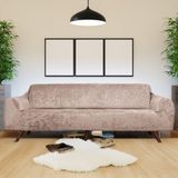 Bibaha Home Kadife Lastikli 3 Kişilik Koltuk Örtüsü | Kanepe Kılıfı| Çekyat Örtüsü Kılıfı - 180 x 230 cm - Sütlü Kahve