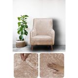 Bibaha Home Kadife Lastikli Tekli Koltuk Örtüsü - Bej - 85 x 120 cm