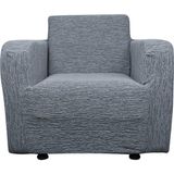 Bibaha Jakarlı Düz Desen Tekli Koltuk Örtüsü Koltuk Kılıfı Streç Lastikli Esnek Gri 80 x 13 - 0,6 x 19 x 29 cm - Çok Renkli