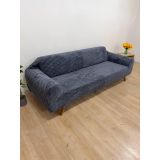 bibaha peluş Lastikli Koltuk Örtüsü 3 kişilik Yıkanabilir Esnek Koltuk Kılıf (antrasit)