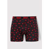 Biber Detaylı Siyah Boxer 0911631-900 Siyah-900 L