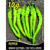 Biber Tohumu Çetinel 150 Tatlı Sivri 10 g. (~ Takribi 800 Tohum)