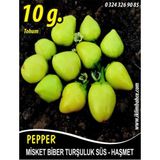 Biber Tohumu Haşmet - Misket - 10g (~ Takribi 800 Tohum)