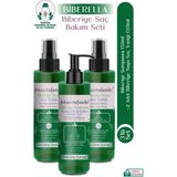 Biberiye Saç Bakım Seti Biberella - Biberiye Şampuan 150 ml + Biberiye Suyu Saç Toniği (150 ml x 2 Adet) 11 Bitki Ekstraktlı