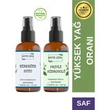 Biberiye Suyu ve Paçuli Suyu Seti - Tazeleyici Hidrosolü Seti (2X100ML)