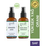 Biberiye Suyu ve Sedir Suyu Seti -Parlaklık Hidrosolü Seti (2X100ML)