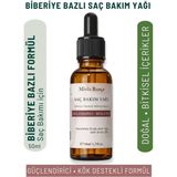 Biberiye Yağı Kompleksi Saç Dökülmesine Karşı Güçlendirici, Saç Uzamasını Destekleyen Bitkisel Saç Bakım Yağı – 50 ml - Kestane Akaju