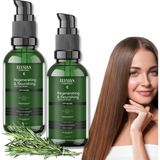 Biberiyeli Saç Serumu 2'li Set Hızlı Uzama Etkili ve Dökülmeye Karşı - Organik Argan Yağı, Vitamin E, Keratin