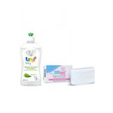 Biberon Ve Emzik Temizleyici 500 Ml+sebamed Baby Bebek Sabunu 100 Gr