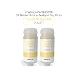 Bibimcos Lemon Shower Filter - Limon Özlü Duş Filtresi 2'li (4 Aylık Paket)