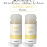 Bibimcos Lemon Shower Filter - Limon Özlü Duş Filtresi 2\'li (4 Aylık Paket)