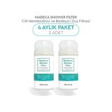 Bibimcos Madeca Shower Filter 160g - Cilt Nemlendirici ve Besleyici Duş Filtresi 2'li (4 Aylık Paket)
