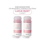 Bibimcos Rose Shower Filter - Gül Özlü Duş Filtresi 2'li (4 Aylık Paket)