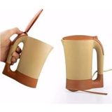 Bibizde Mini Su Isıtıcı Kettle 0,6 lt Kahverengi Plastik Malzemeden Üretilmiş Kullanışlı Tasarım