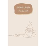Bible Study Notebook (Coffee theme) for men and women: Guided Journal for Bible Notes | Cozy Latte Artwork, Dotted pages, Clear Sections | Gift and Personal Use
