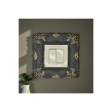 biblo home Güllü Gri Gold Polyester Standart Priz Çerçevesi Tekli Prizlik 3 Adet