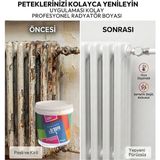 Bi'Boya Beyaz Isıya Dayanıklı Radyatör Petek Boyası 0,75 lt Parlak Metal Boyası Kolay Uygulama - 0.75 lt