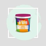 Bi'Boya İpek Mat Trendy İç Cephe Duvar Boyası 15 Lt Nil Yeşili - Nit Yeşili