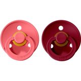 Bibs Colour İkili Coral Ruby 0 - 6 Ay Bordo Emzik
