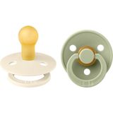 Bibs Colour Ikili Emzik - Sage / Ivory - 0 - 6 Ay - Beyaz Ve Yeşil