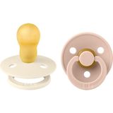 Bibs Colour Ikili Kauçuk Emzik- Ivory/blush 18+ Ay - Renkli