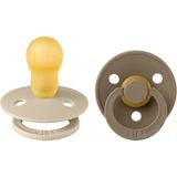 Bibs Colour Ikili Kauçuk Emzik- Vanilla/dark Oak 18+ Ay - Renkli