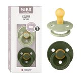 Bibs Colour İkili Kauçuk Sage Hunter Green 0-6 Ay Emzik