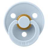 Bibs Colour Simetrik Kauçuk Baby Blue 0-6 Ay Emzik