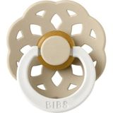 BIBS Kauçuk Emzik Vanilla Night No:1 0-6 Ay Krem Renkli Hafif ve Yumuşak Tasarım - 0 - 6 Ay