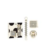Bibs Polka Soothe&go Ivory Black 6+ Ay Kauçuk Emzik + Emzik Kutusu Ve Emzik Askısı Set