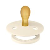 Bibs Simetrik Kauçuk Ivory 0-6 Ay Bej Emzik