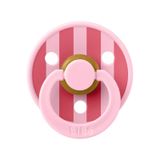 Bibs Studio Colour Block Pembe Mercan 0-6 Ay Kauçuk Emzik