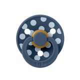 Bibs Studio Polka Big Kauçuk Emzik -Steel BabyBlue 6-18 Ay