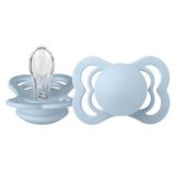 Bibs Supreme Silikon Baby Blue 0-6 Ay Emzik