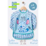 Bibygo Uzun Kollu Giyilebilir 3-8 Yaş Boyama Etkinlik Aktivite Anaokul Kreş Bebek Çocuk Önlüğü Su Geçirmez