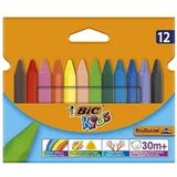 Bic 12 Renk Elleri Kirletmeyen Üçgen Pastel Boya