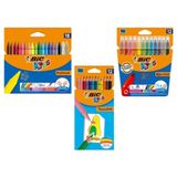 Bic 12'li Keçeli 18'li Pastel ve 12'li Kuru Boya Seti