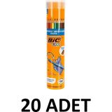Bic 20 Adet Evolution Kuru Boya Kalemi 12+1'li Metal Tüp