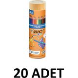 Bic 20 Adet Kids Evolution Kuru Boya Kalemi 36LI Metal Tüp